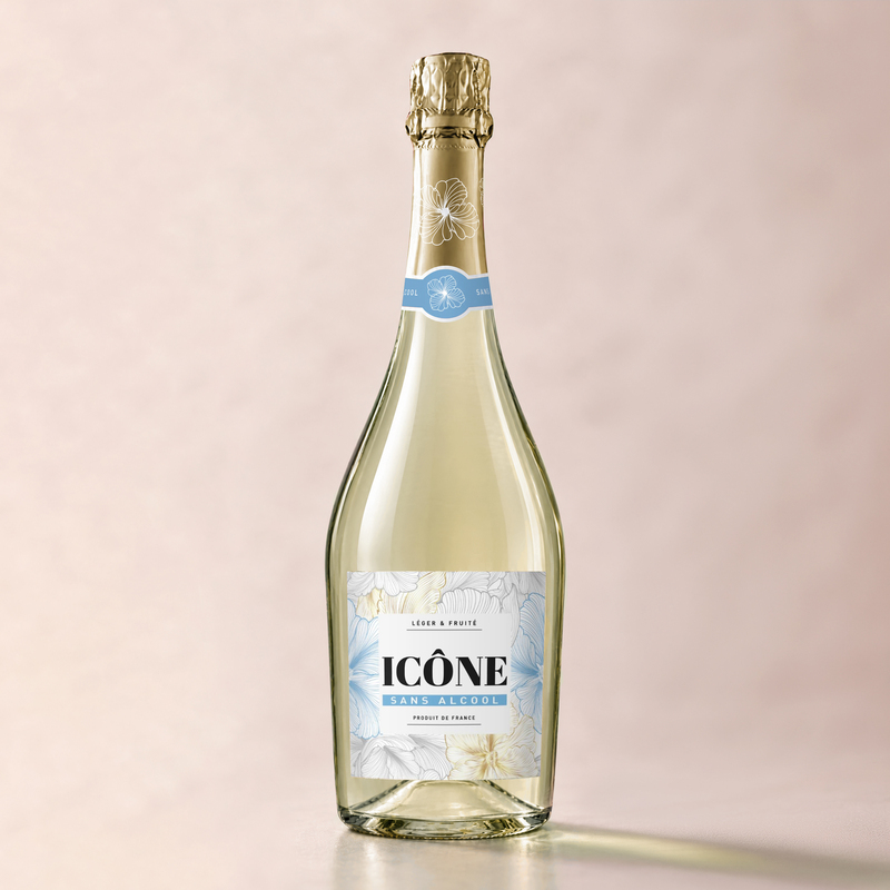 bouteille Icône sans alcool